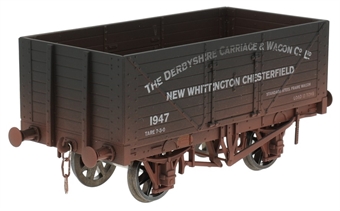 8-plank open wagon "Derbyshire Carriage and Wagon Works" - 1947 - weathered