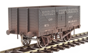 8-plank open wagon "Morley Corporation" - 3 - weathered