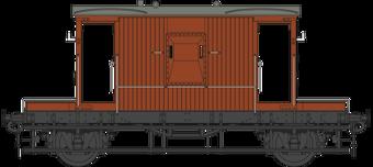 BR 20T Brake Van BR Bauxite Unnumbered