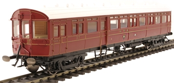 GWR Diagram 'N' 59' Autocoach 37 in GWR crimson lake - Digital and light bar fitted