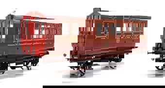 Stroudley 4 Wheel Gas Lit Brake 3rd Lined Brown 892