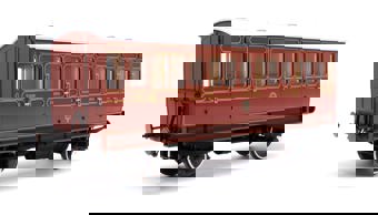 Stroudley 4 Wheel Gas Lit 3rd Lined Brown 992