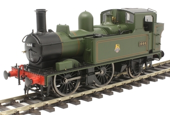 Class 14xx 0-4-2T 1444 in BR lined green with early emblem - DCC Sound Fitted
