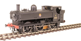 Class 57xx 0-6-0PT pannier 5717 in BR Black with early emblem - DCC sound fitted