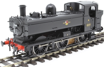 Class 57xx 0-6-0PT pannier 9669 in BR black with late crest - Digital fitted
