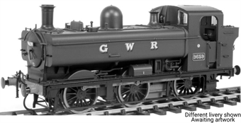 Class 8750 0-6-0PT pannier 3738 in GWR black