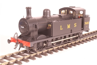 Class 3F 'Jinty' 0-6-0T 7480 in LMS black - Push/pull fitted - DCC sound fitted