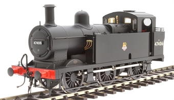 Class 3F 'Jinty' 0-6-0T 47406 in BR black with early emblem - as preserved - Digital fitted