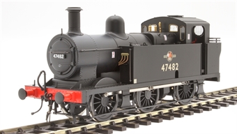 Class 3F 'Jinty' 0-6-0T 47482 in BR black with late crest - Digital fitted