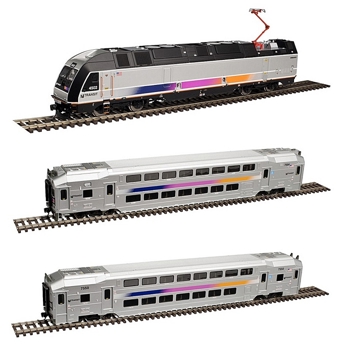 Modern Commuter Train Set, NJ Transit