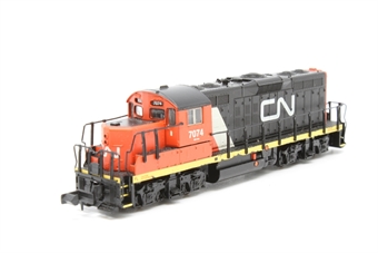 GP9RM EMD 7074 of the Canadian National
