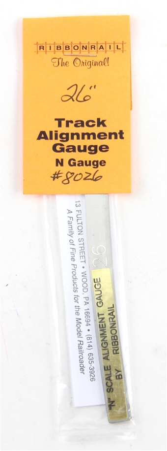 5" Track Alignment Gauge, Curved 26" Radius