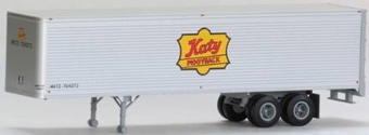 Semi Trailer 40' Corrugated Van, Missouri Kansas and Texas #204074