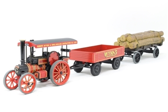Garrett Road Tractor & Trailers with Log Load - 'Wynns'