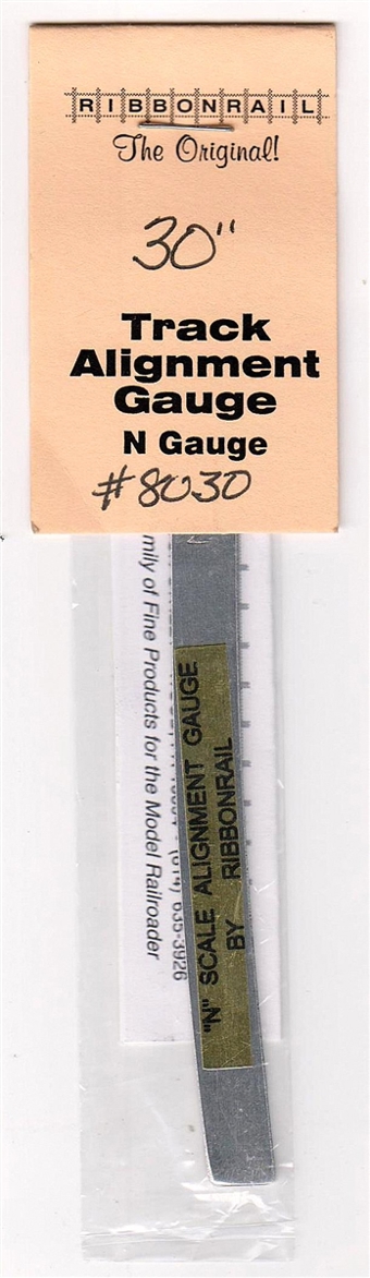 5" Track Alignment Gauge, Curved 30" Radius