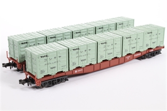 KOKI 10000 container car of JR Freight - brown 2-Pack
