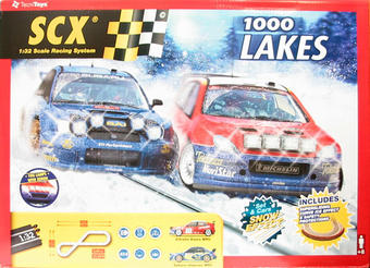 SCX 1000 Lakes snow and ice curve set with Citroen Xsara WSR and Subaru Impreza WRC