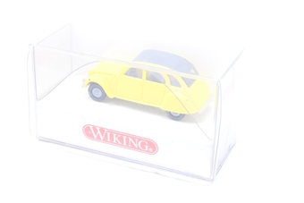 Citroen 2CV in yellow