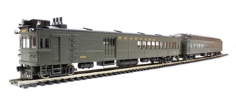 EMC Gas Electric Doodlebug with Trailer Coach in Seaboard livery