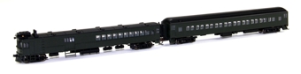 EMC Electric Doodlebug with Trailer Coach, Unlettered - digital fitted