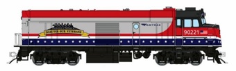 NPCU "Cabbage", Amtrak (Veterans) #90208 - digital sound fitted