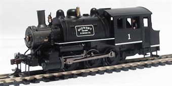 0-6-0ST switcher #1 in Midwest Quarry & Mining livery