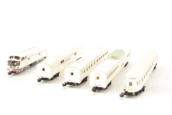 50 Year Anniversary California Zephyr Silverplated train pack