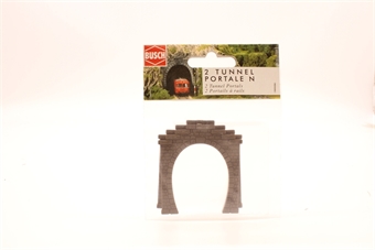 Single track tunnel portal (x2)