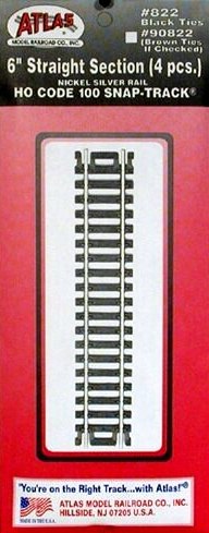 Code 100 6" Straight Snap-Track