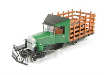 Railtruck in green and black (painted, unnumbered). DCC Ready