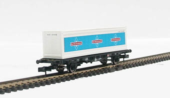 Container Wagon with 40' Container 'Seatrain' of the DB