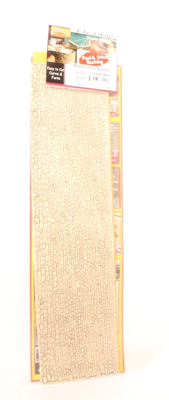Flexible adhesive walling sheet - small random stone - 340mm x 85mm