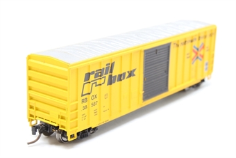 50' FMC single door boxcar of RailBox - yellow 38587