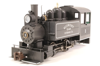 0-4-0 Side Tank Porter Locomotive Midwest Quarry & Mining Co.