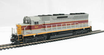 SD45 EMD 3614 of the Erie Lackawanna - digital fitted