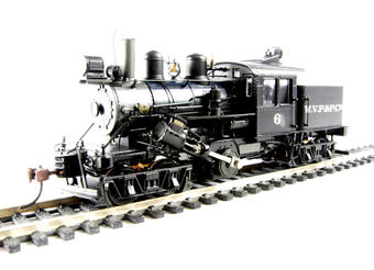 American 55 ton Class B 2-truck Climax DCC ready steam loco in West Virginia Pulp & Paper #6