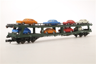 Car Transporter with 8 x Cars of the DB