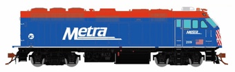 F40PHM-2 EMD 209 of Metra