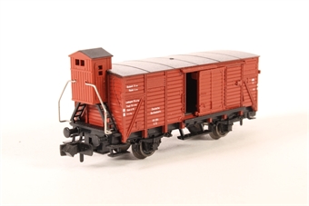 Closed Goods Van with Brakeman's Cab of the DB - 145 864