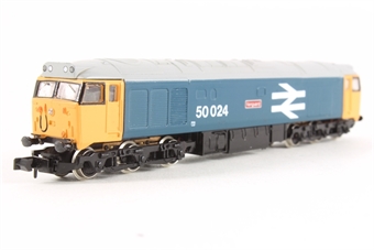Class 50 50024 'Vanguard' in BR Blue