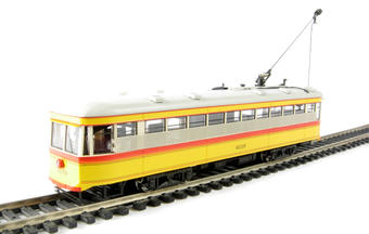 American Peter Witt street car with full interior & lights in "Baltimore Transit Co." livery (DCC on board)