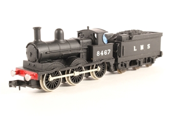 LNWR 'Cauliflower' Class 0-6-0 8467 in LMS Black