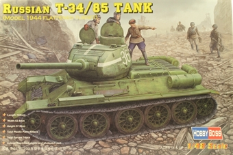 Russian T-34/85 Tank (Model 1944 Flattened turret)