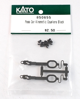 Passenger Car Kinematic Couplers of the Black - pack of 2
