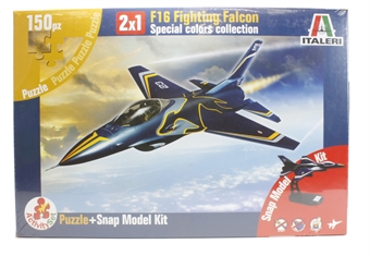 F16 Fighting Falcon mini kit and jigsaw
