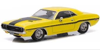 1970 Dodge Challenger R/T, Yellow with Black Stripes