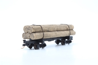 30' log car - undecorated