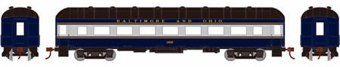 60' Arch Roof passenger Coach in Baltimore & Ohio Blue & Gray #3517