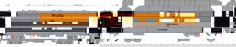 60' Arch Roof passenger Diner in Denver & Rio Grande Western Orange & Silver 4-Stripe #805 Gunnison River