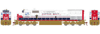 EMD SD45T-2 9389 of the Cotton Belt (Bicentennial) 